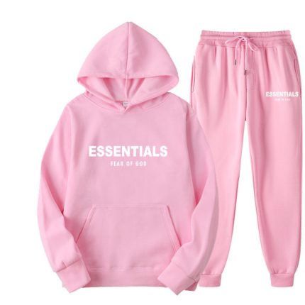 Essential Fear of God Pink Tracksuit