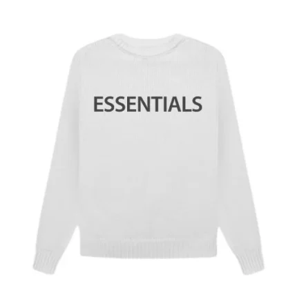 Essentials FEAR OF GOD Overlapped Sweater White