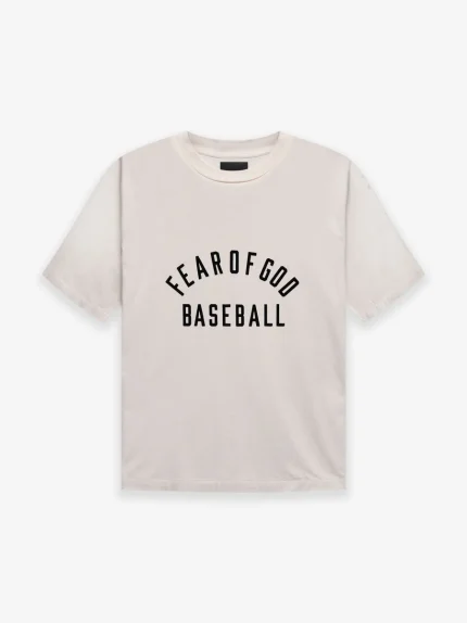 Fear of God Baseball Essentials T-Shirt – Cream