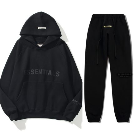 Fear Of God Essential Oversized Tracksuit Black