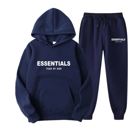 Essentials Hoodie Fear of God Tracksuit Blue
